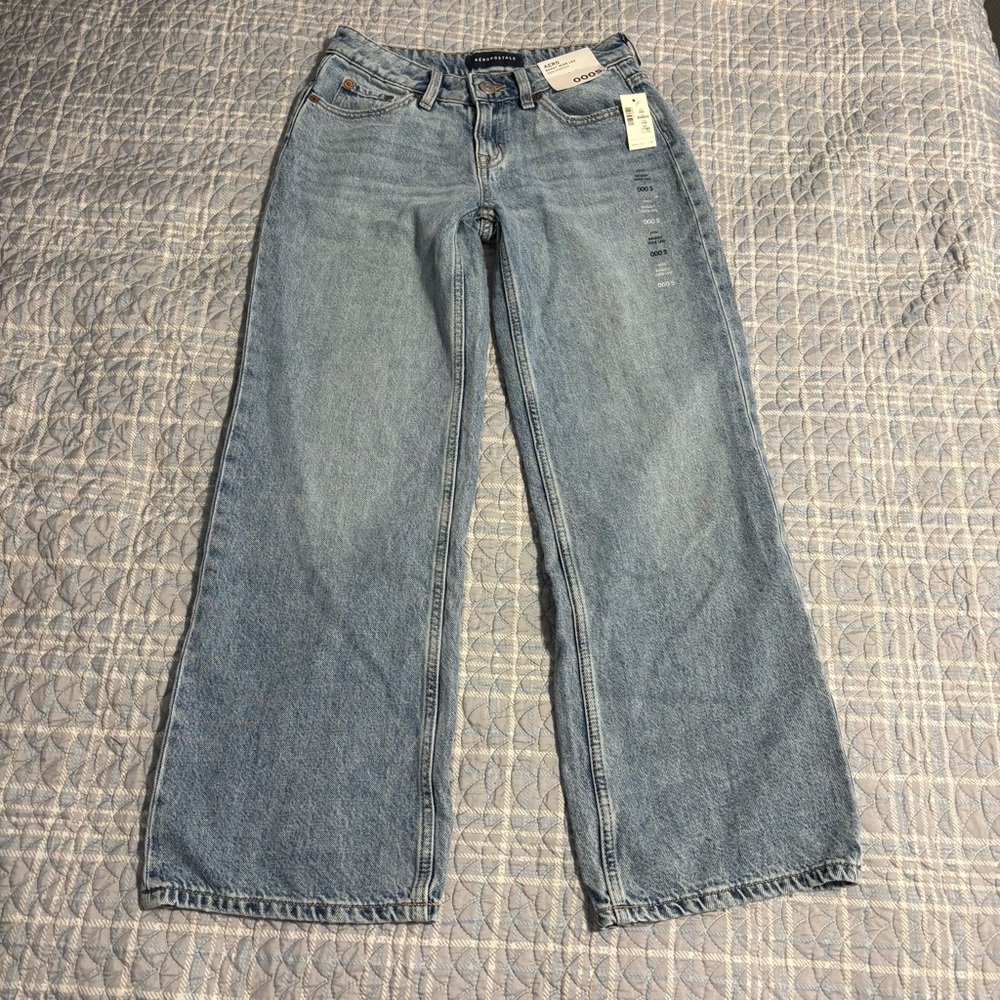 #0051 Aeropostale Light Blue Flare Jeans